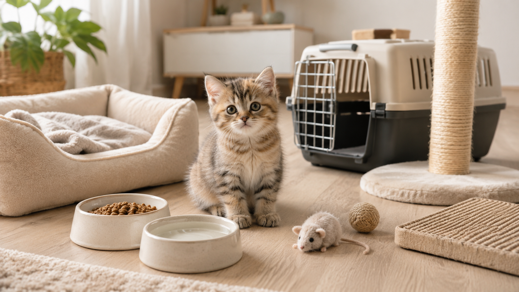 Was braucht ein Kitten wirklich am Anfang? Die wichtigste Erstausstattung im Überblick