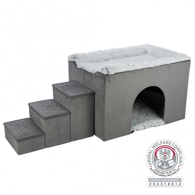Harvey Katzenhöhle mit Treppe – Trixie