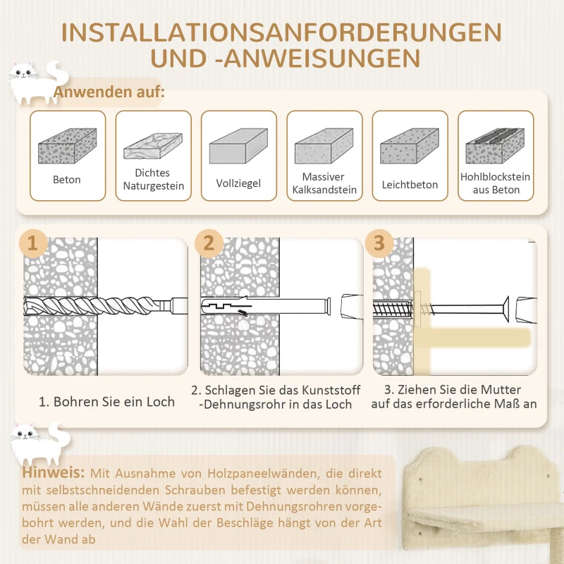 Kletterwand-Set 4-teilig – PawHut
