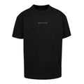 MOON GAZER T-Shirt in Schwarz – Loose Fit, 100% Baumwolle, Vorderseite