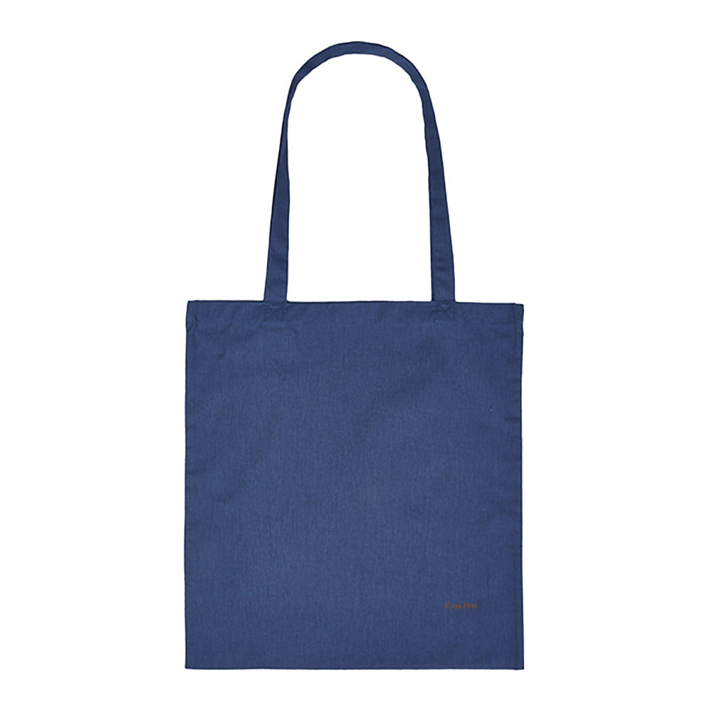 MOON GAZER BAG in Navy – Tote Bag aus 100% Baumwolle, OEKO-TEX® zertifiziert, Rückseite