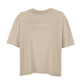 THE CATMOM Shirt in Beige – Oversized Fit, 100% Bio-Baumwolle, OEKO-TEX® zertifiziert
