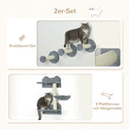 Kletterstufen-Set 4-teilig – PawHut