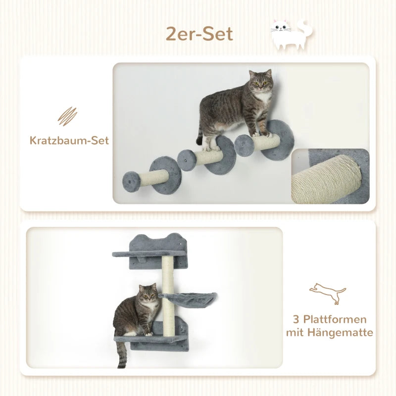 Kletterstufen-Set 4-teilig – PawHut