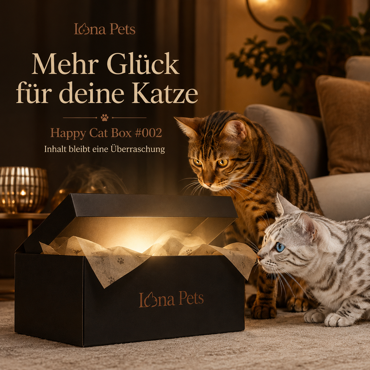 Mehr Glück für deine Katze mit der Happy Cat Box #002 von Lona Pets