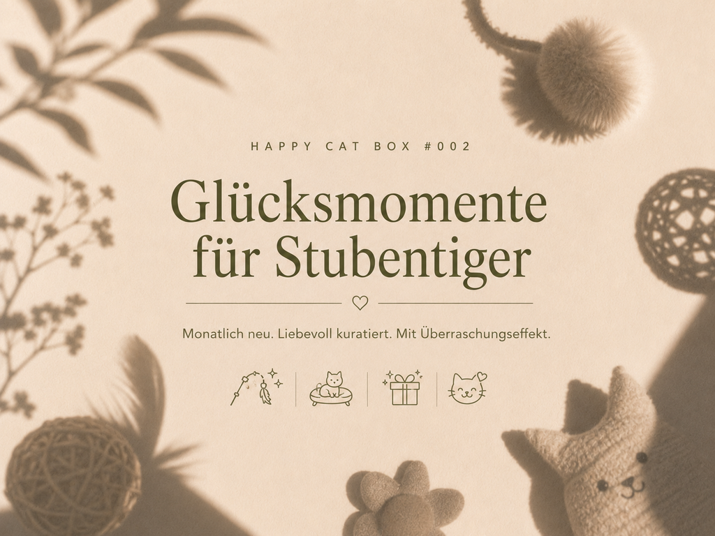 Glücksmomente für Stubentiger | Happy Cat Box #002 | Lona Pets