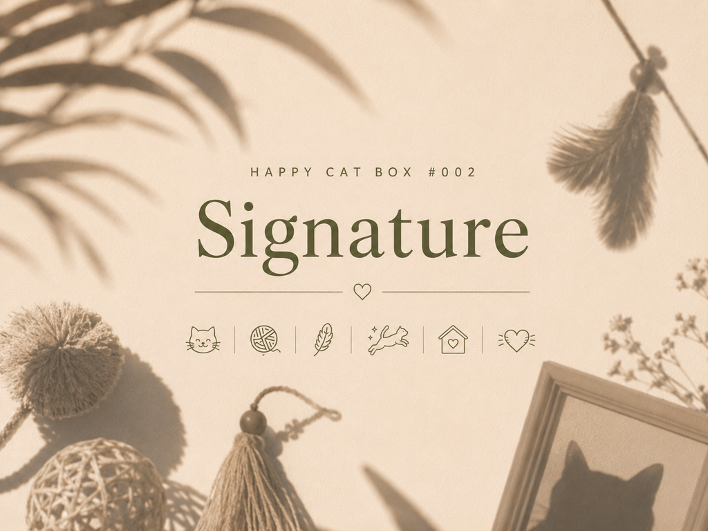 Signature | Happy Cat Box #002 | Lona Pets