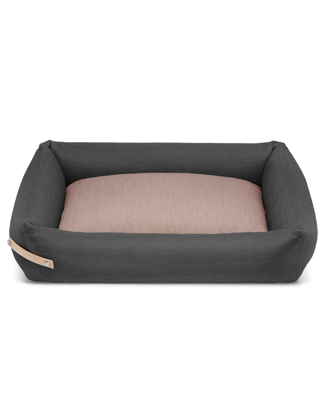Stokke Katzenbett von LABBVENN in Grau/Rosa – waschbares Katzenbett mit Schaummatratze, Größen S, M, L