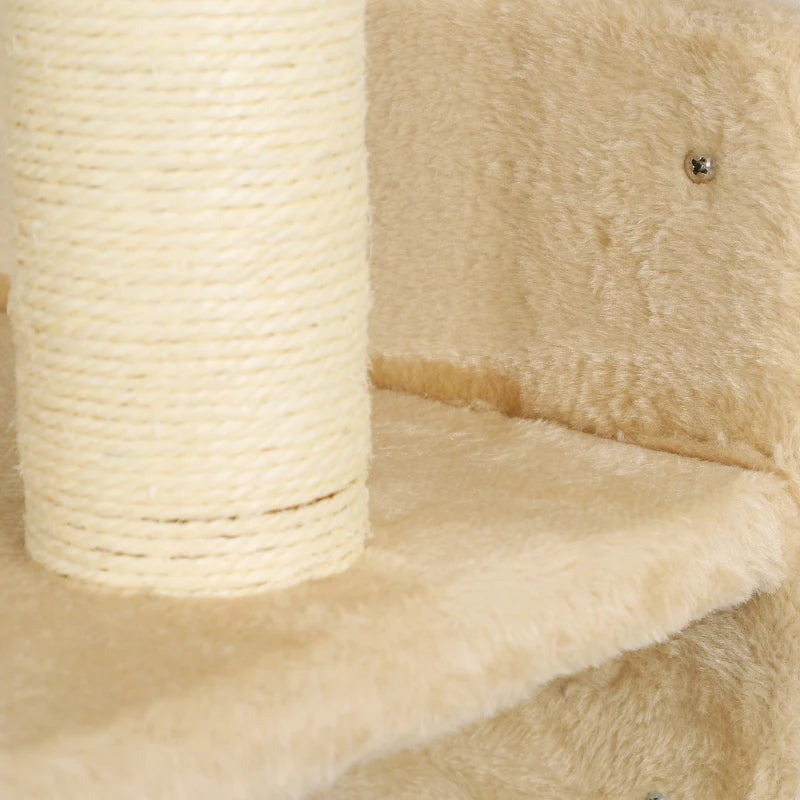 Katzen Kletterwand Set 3-teilig – PawHut