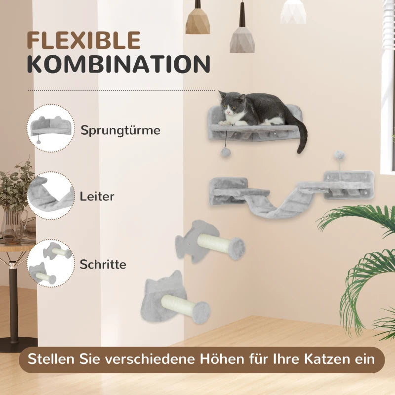 Katzentreppen-Set 4-teilig – PawHut