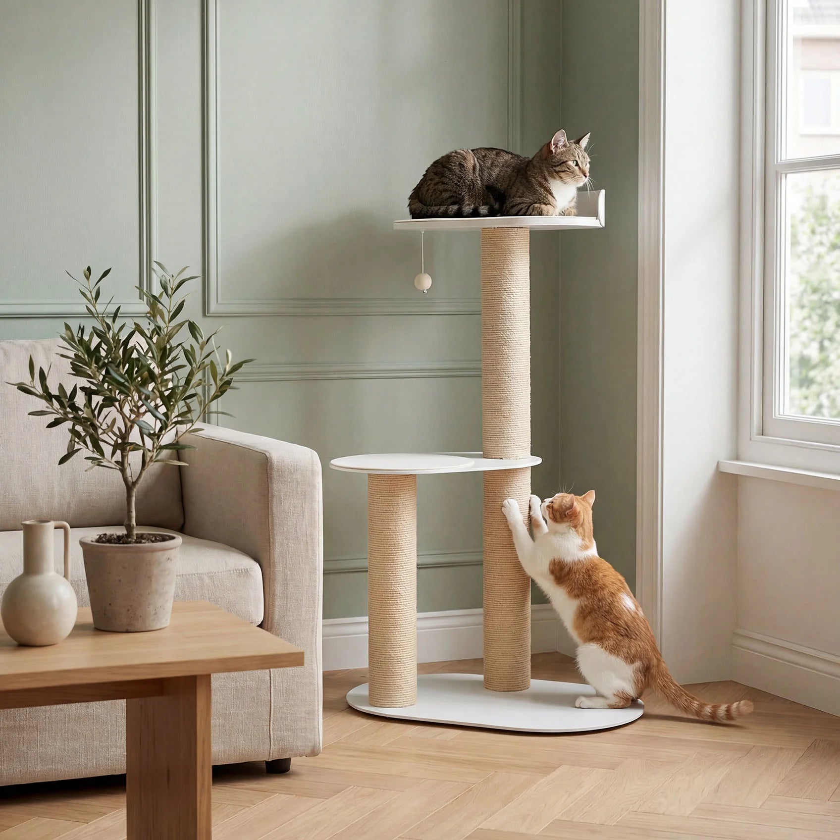 OASIS 110 Design-Kratzbaum aus Stahl – District 70