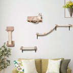 Kletterwand-Set 4-teilig mit Hängematte – PawHut