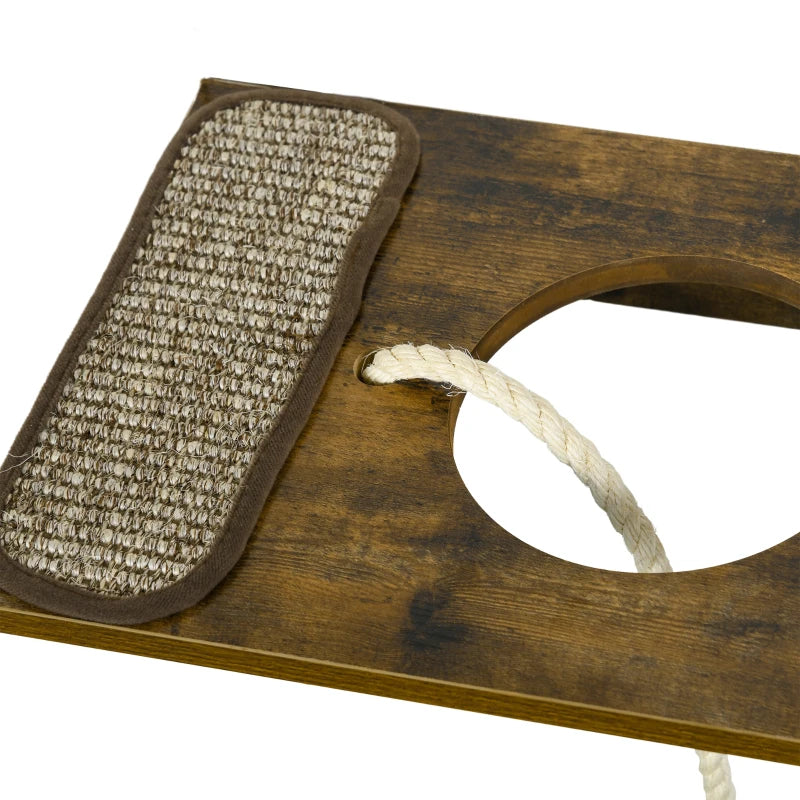 Katzentreppen-Set Kletterwand 8-teilig – PawHut