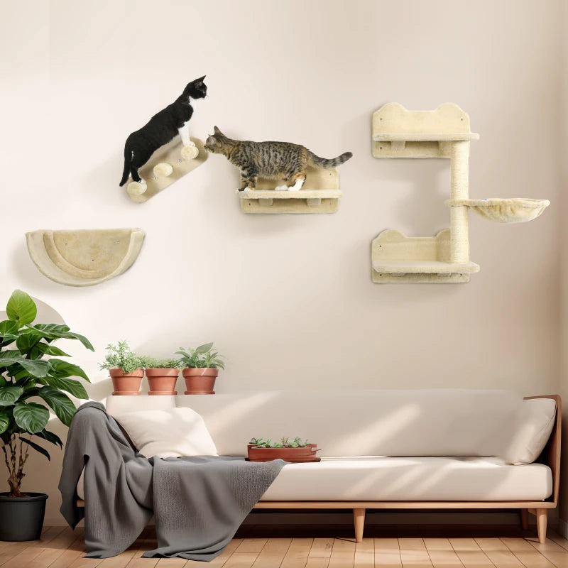 Kletterwand-Set 4-teilig – PawHut
