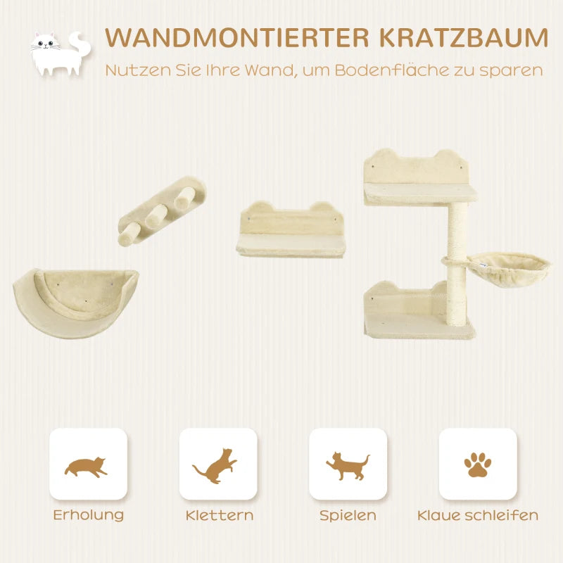 Kletterwand-Set 4-teilig – PawHut