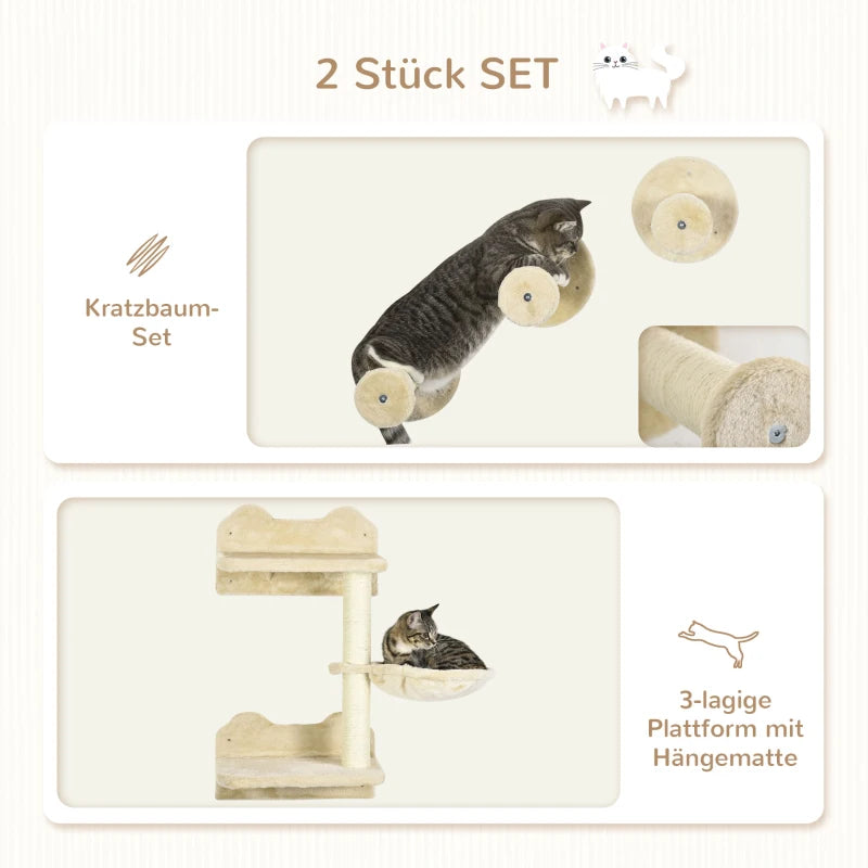 Kletterstufen-Set 4-teilig – PawHut