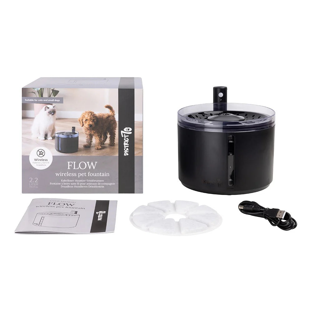 FLOW 2,2 L kabelloser Trinkbrunnen – District 70