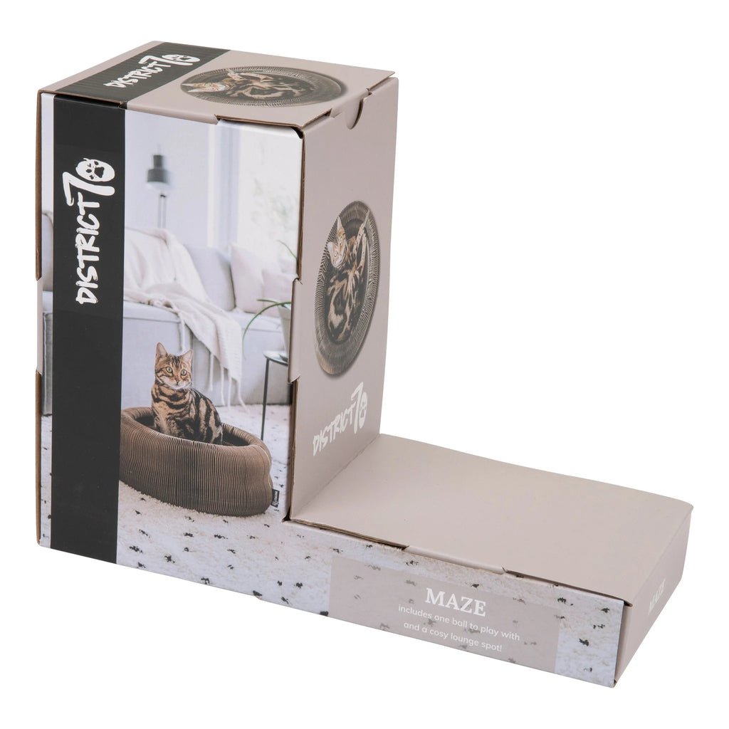MAZE 5-in-1 Kratzbett für Katzen – District 70