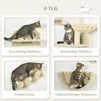 Kletterwand-Set 4-teilig – PawHut