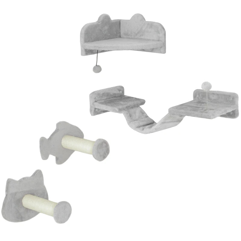 Katzentreppen-Set 4-teilig – PawHut