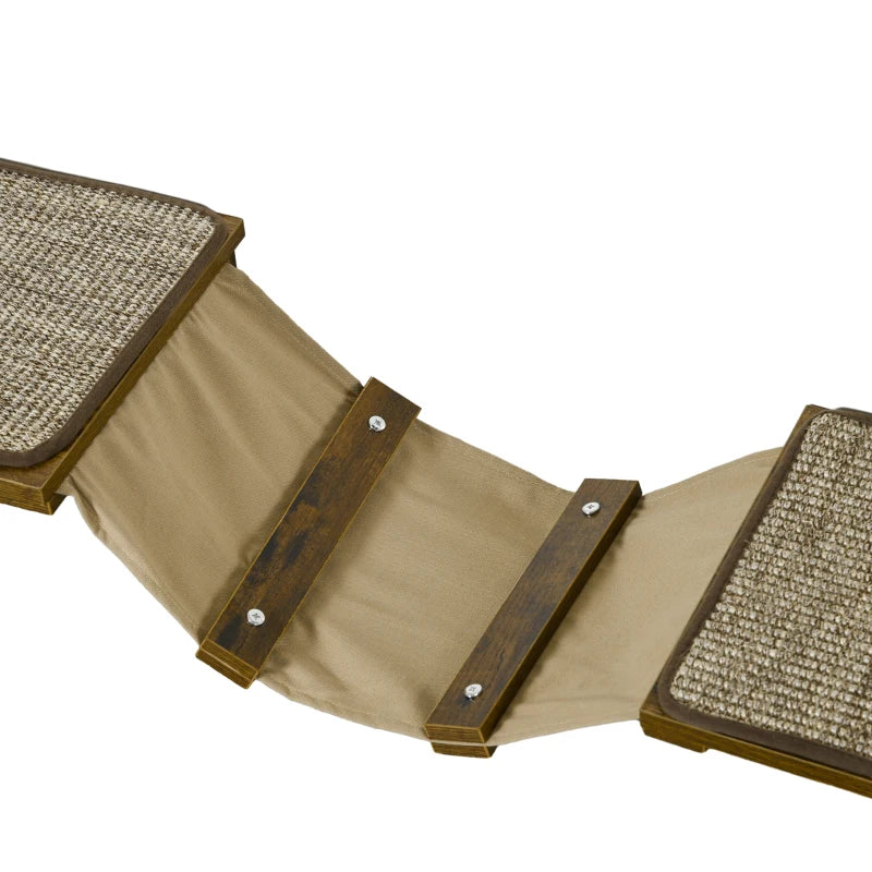 Katzentreppen-Set Kletterwand 8-teilig – PawHut