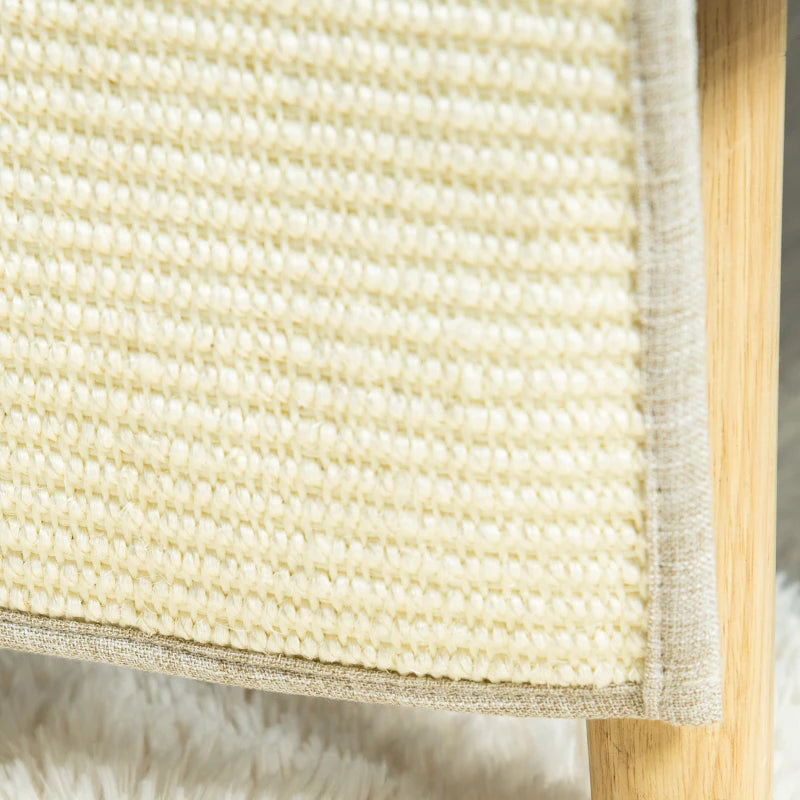 PawHut 2er Kratzmatte für Sofa & Wand – Beige/Grau