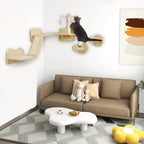 Katzen Kletterwand Set 3-teilig – PawHut
