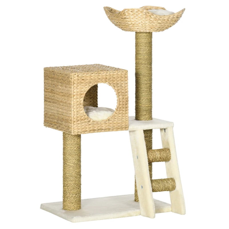 Kratzbaum mit Katzenhaus – PawHut