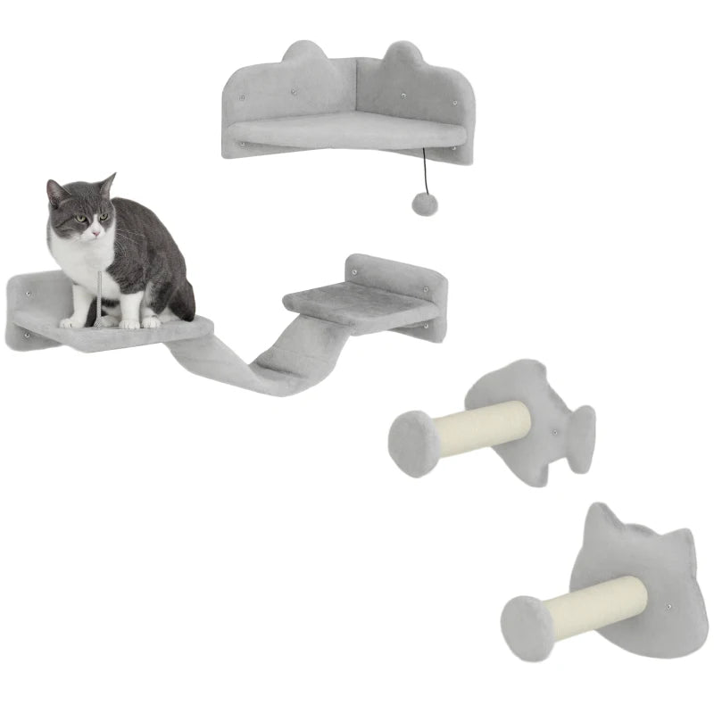 Katzentreppen-Set 4-teilig – PawHut